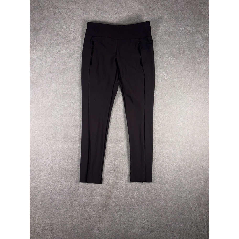 Athleta Stellar Tight Women's Size Medium Brown‎ Zip Pocket Workwear